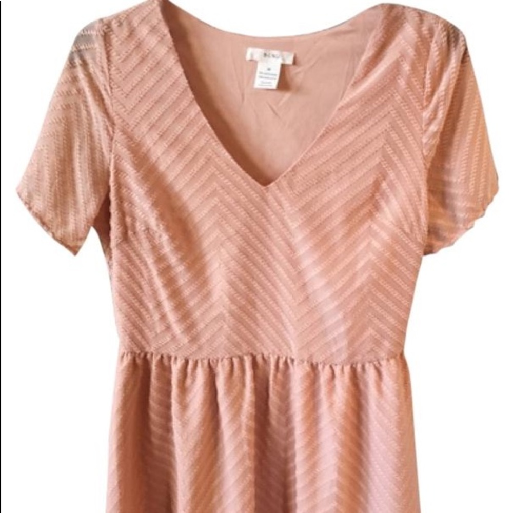 BCNU pink salmon dress